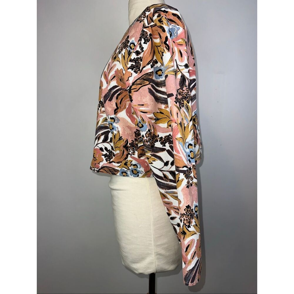 Girl & The Sun Sz M Ellery Floral Top Free People - Picture 3 of 11